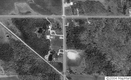 Gospel Films Drive-In Theatre - Aerial Photo (newer photo)